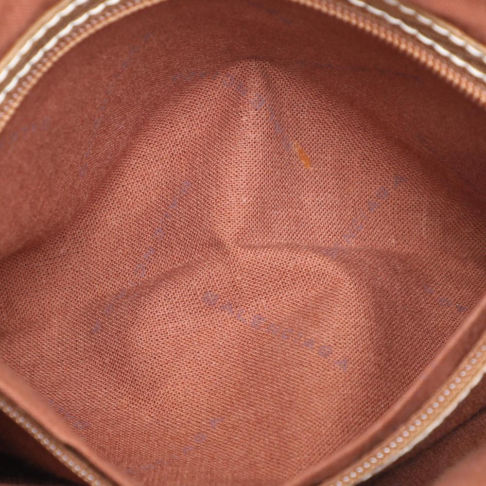 Brown Canvas Balenciaga Shoulder Bag