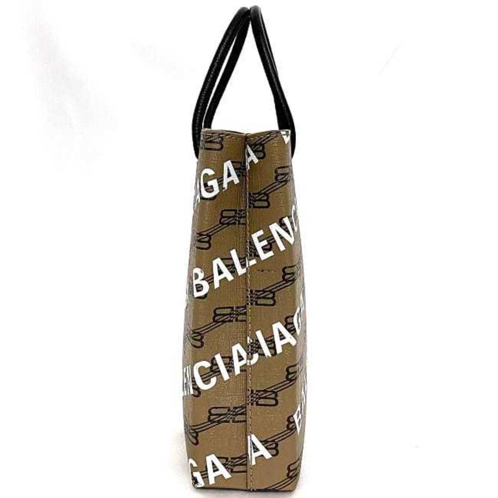 Brown Fabric Balenciaga Shoulder Bag