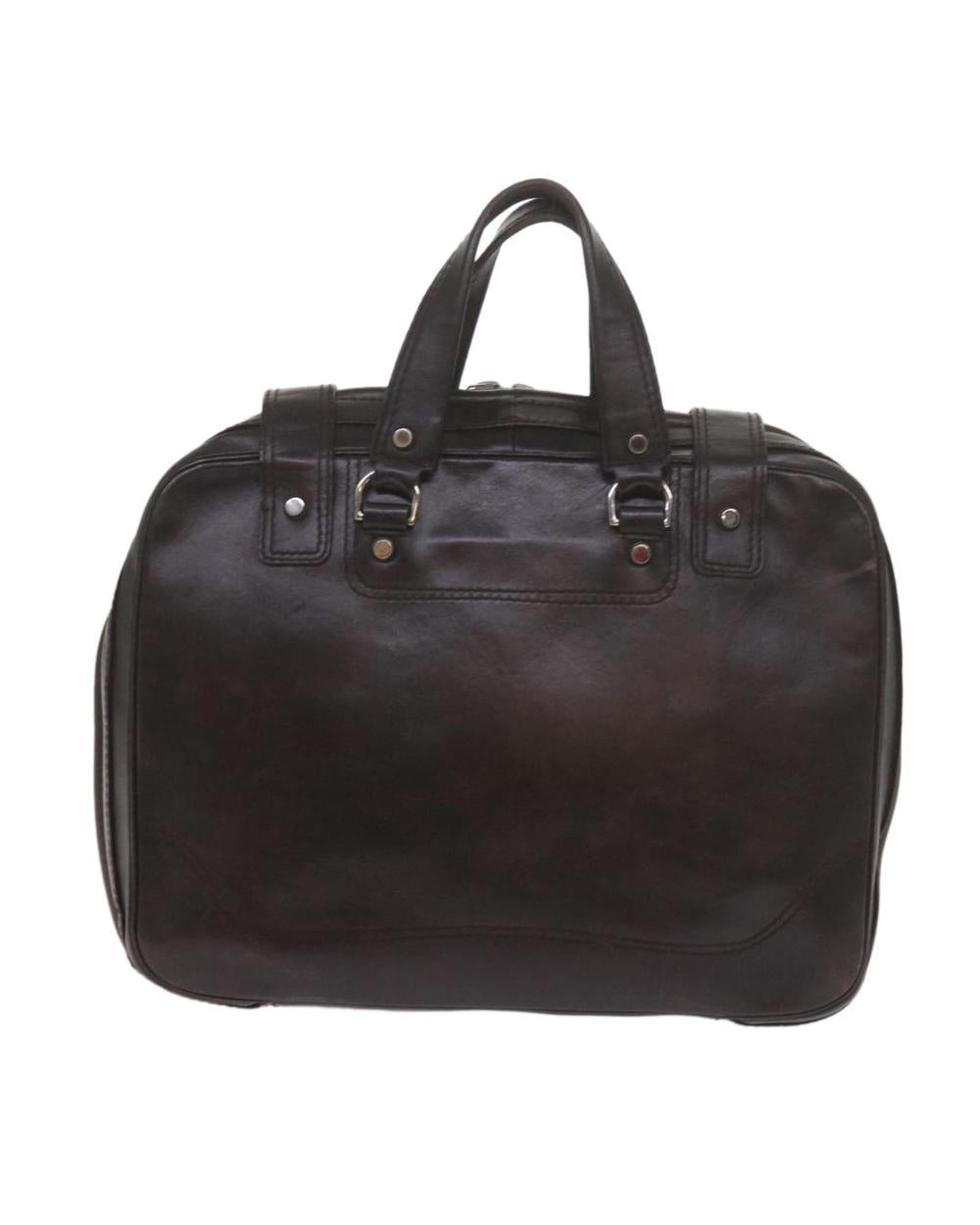 Brown Leather Balenciaga Briefcase