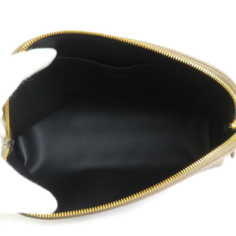 Brown Leather Balenciaga Clutch