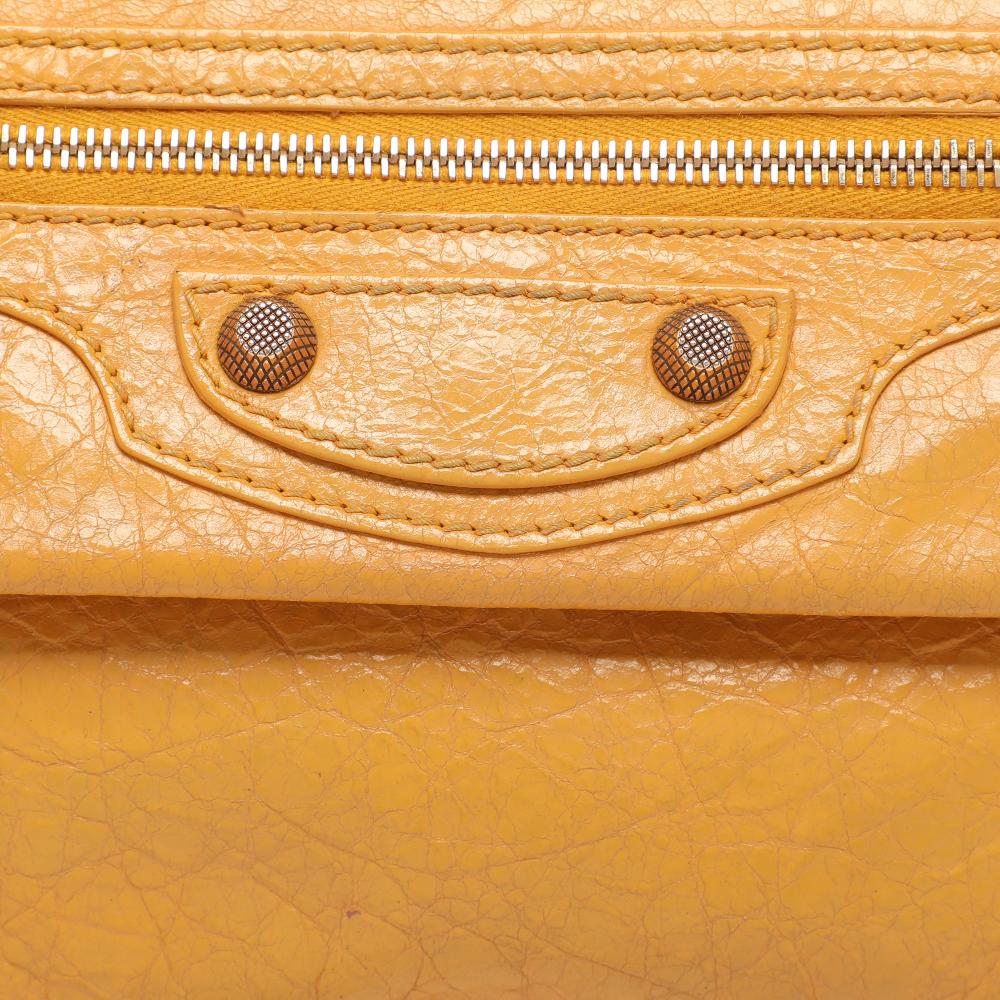 Brown Leather Balenciaga Clutch