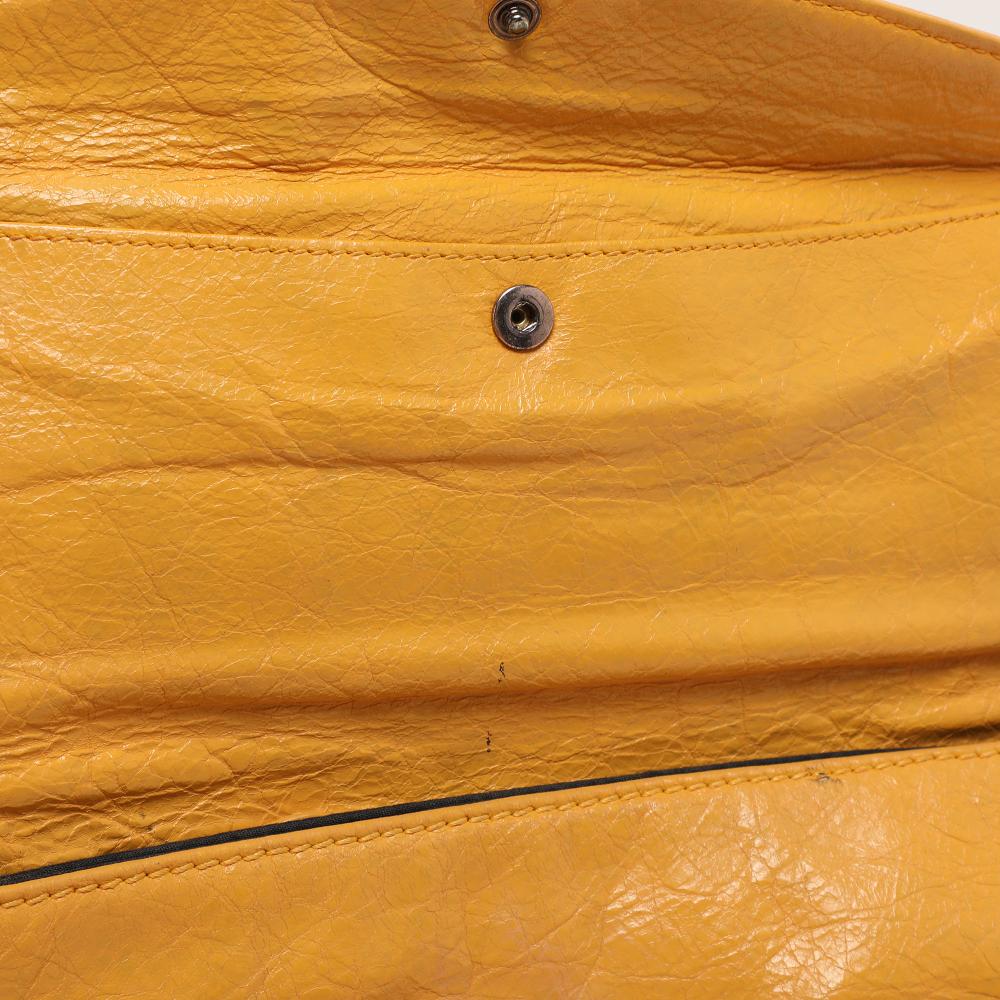 Brown Leather Balenciaga Clutch