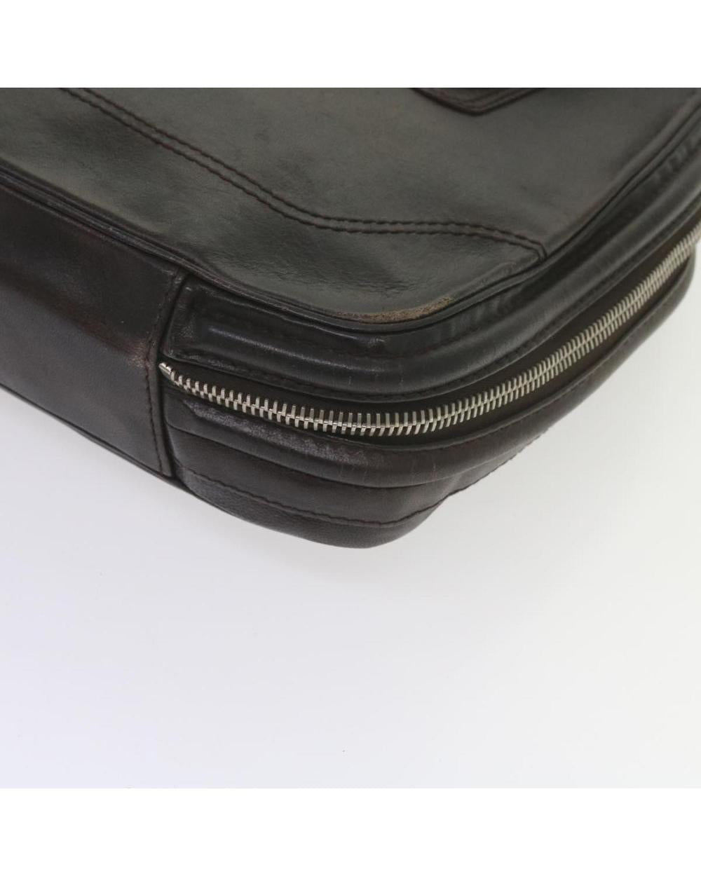 Brown Leather Balenciaga Briefcase
