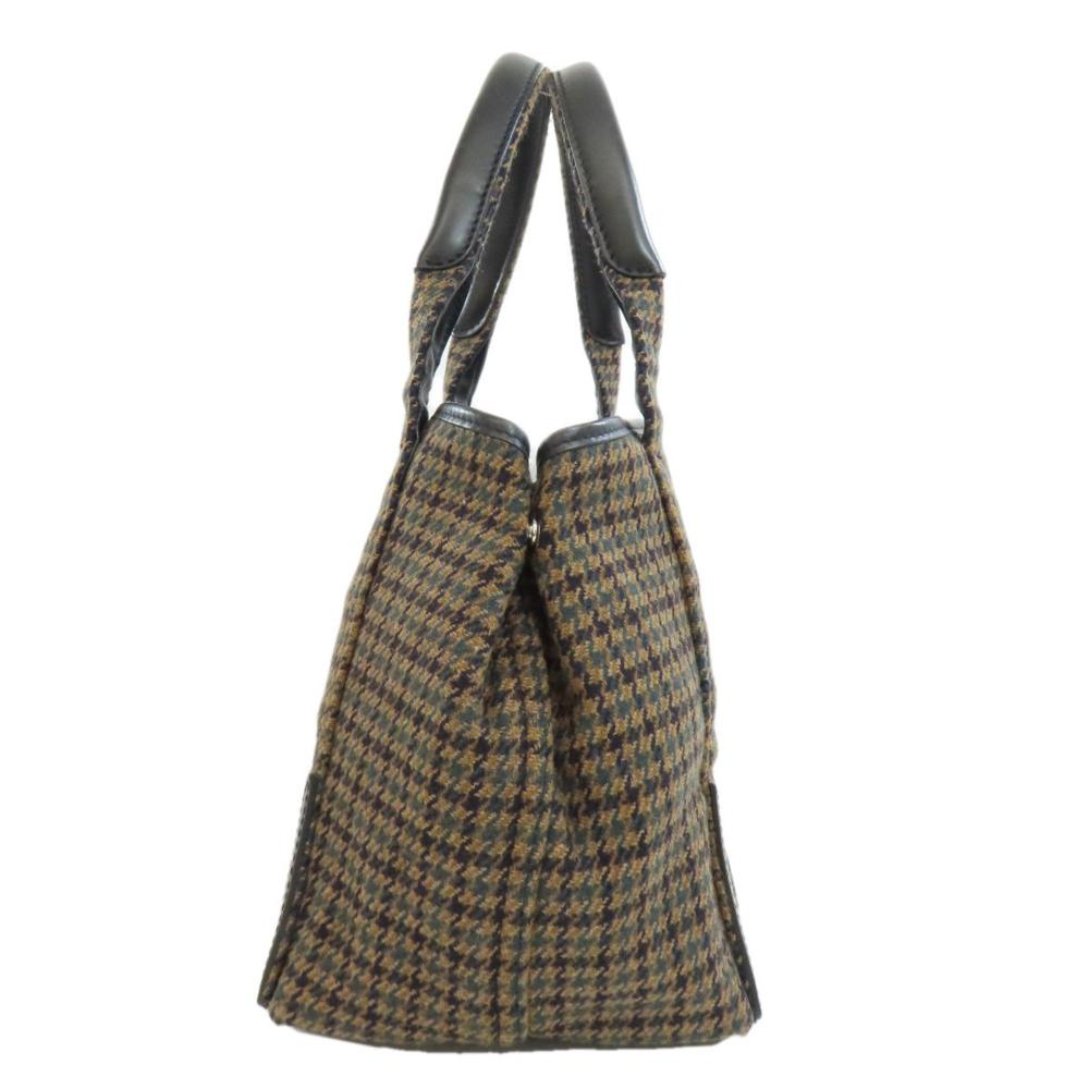 Brown Wool Balenciaga Cabas