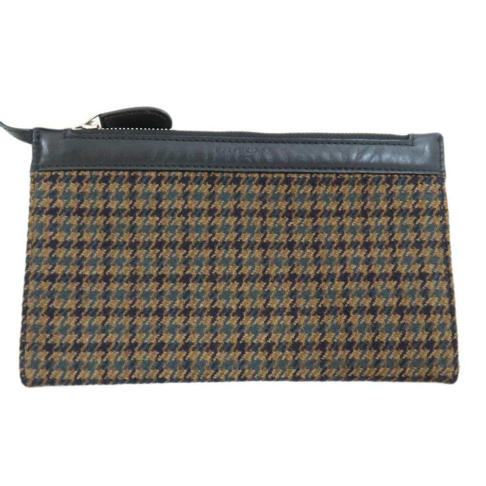 Brown Wool Balenciaga Cabas