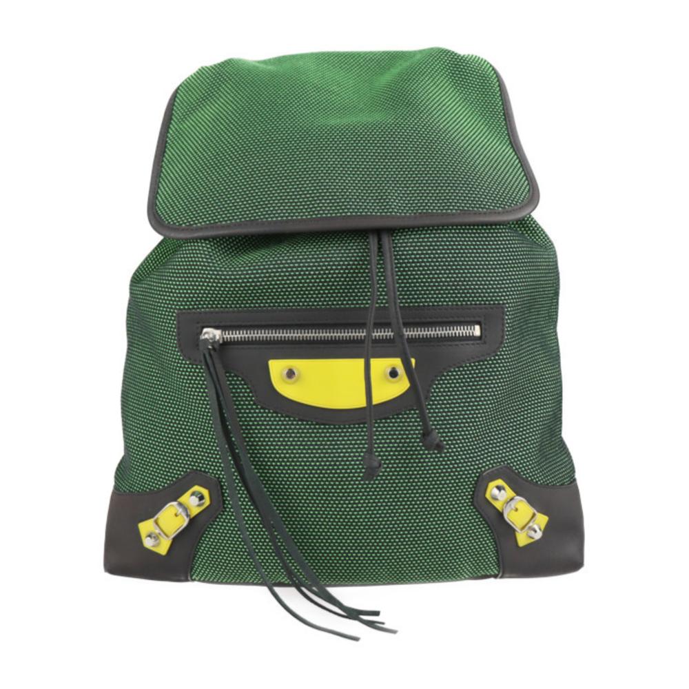 Green Fabric Balenciaga Backpack
