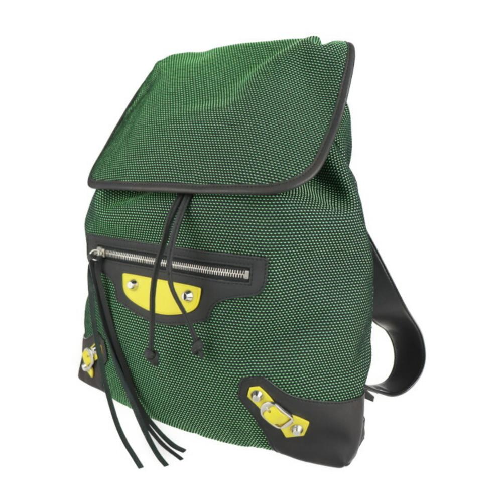 Green Fabric Balenciaga Backpack