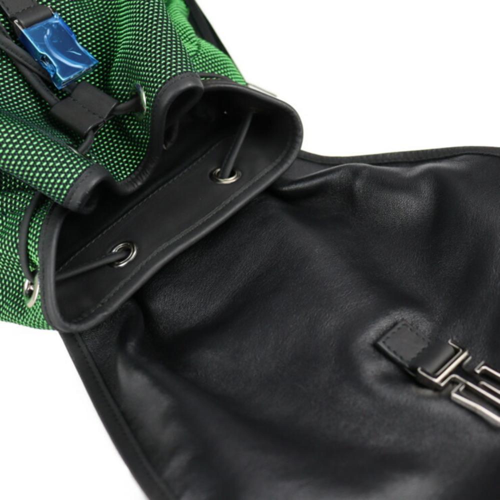 Green Fabric Balenciaga Backpack