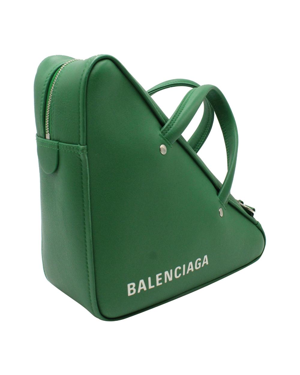 Green Leather Balenciaga Handbag