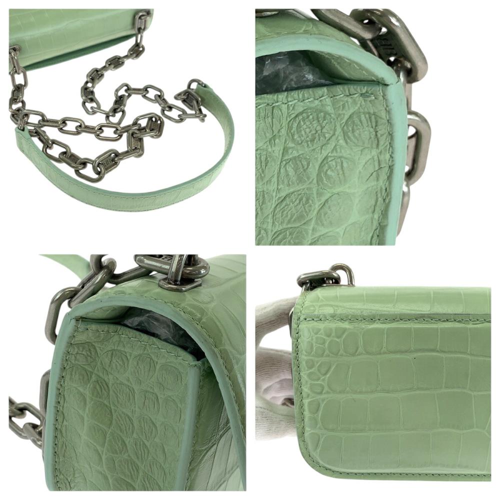 Green Leather Balenciaga Shoulder Bag
