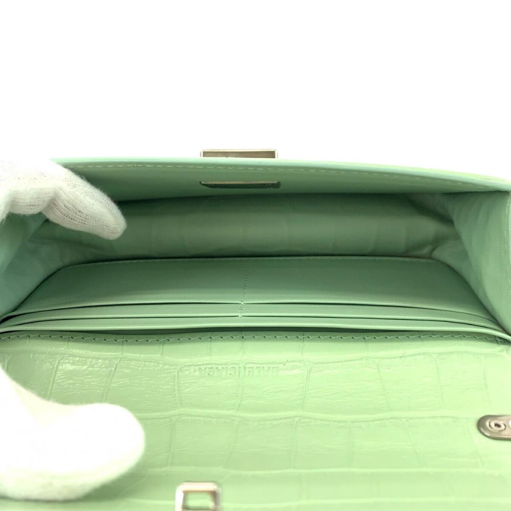 Green Leather Balenciaga Shoulder Bag