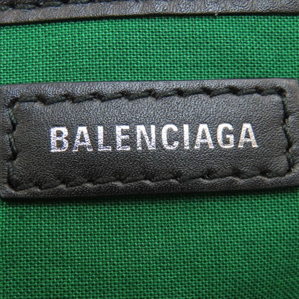 Green Wool Balenciaga Cabas