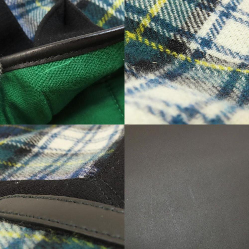 Green Wool Balenciaga Cabas