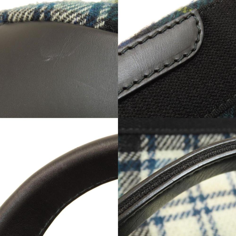 Green Wool Balenciaga Cabas