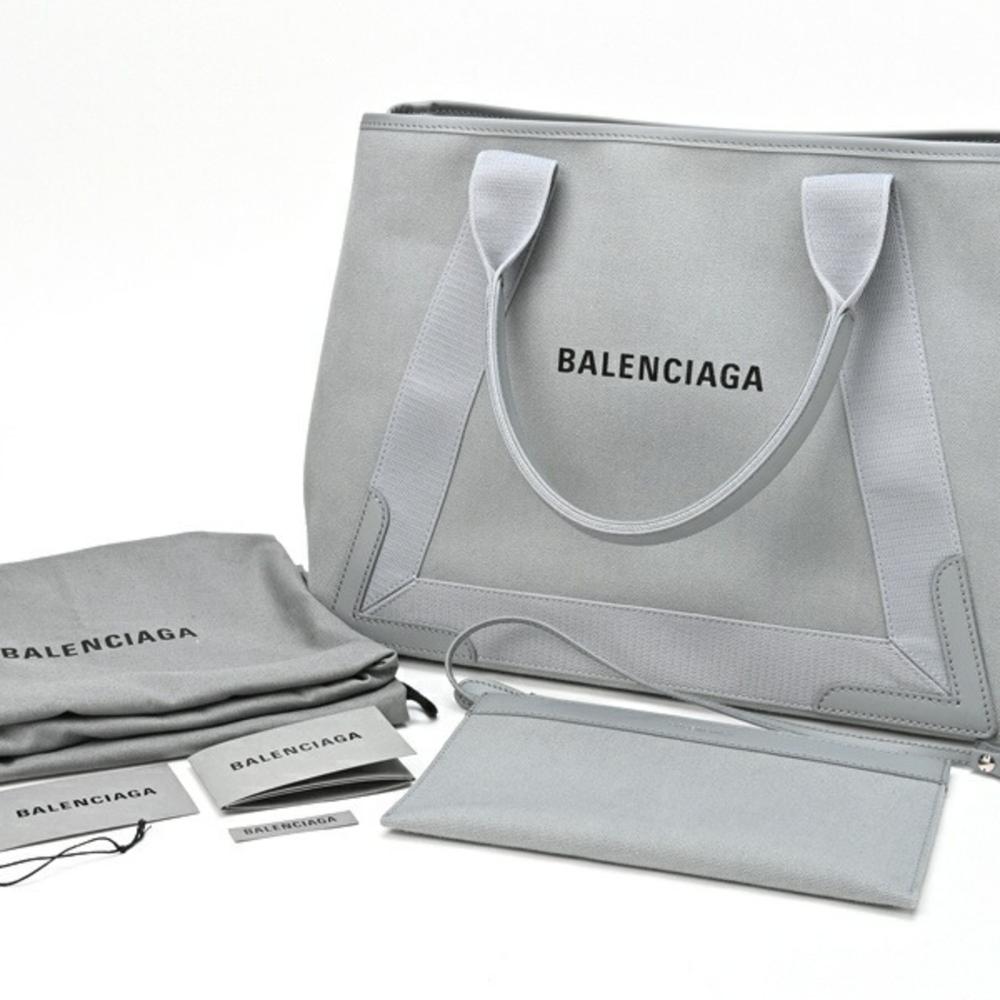 Grey Canvas Balenciaga Cabas