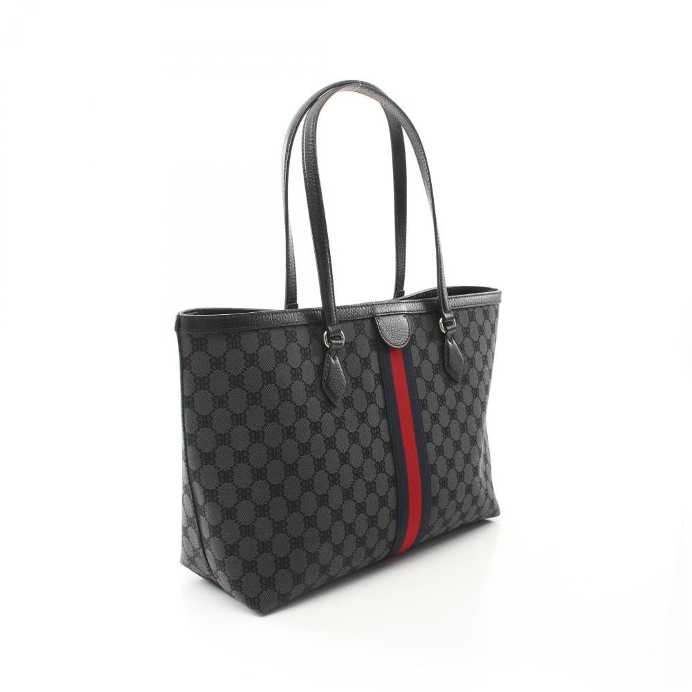 Grey Canvas Balenciaga Tote