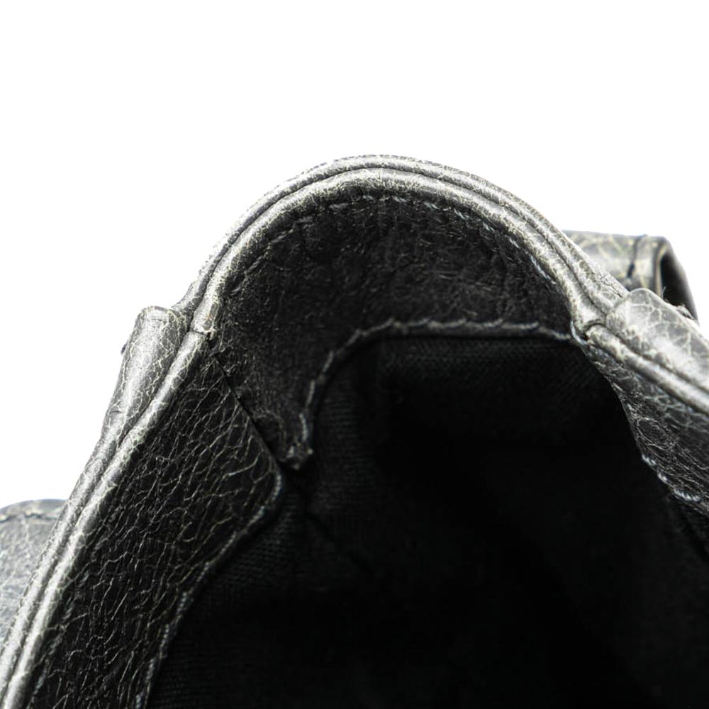 Grey Leather Balenciaga Crossbody Bag