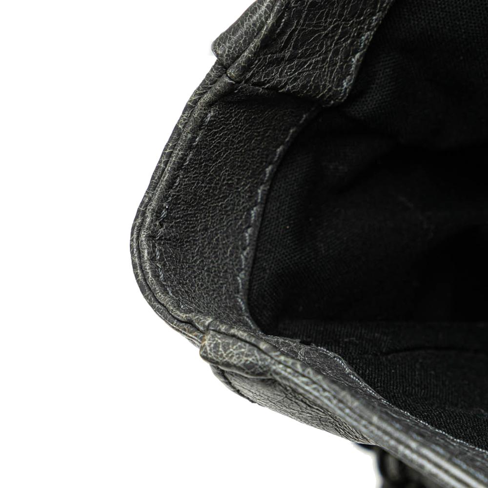Grey Leather Balenciaga Crossbody Bag
