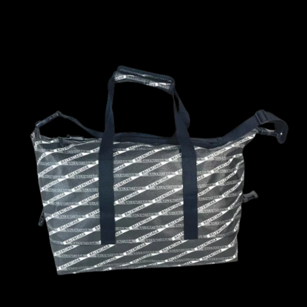 Grey Leather Balenciaga Travel Bag