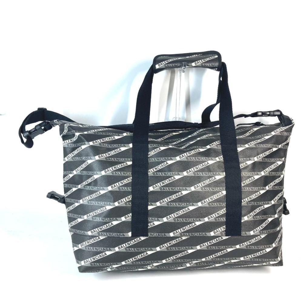Grey Leather Balenciaga Travel Bag