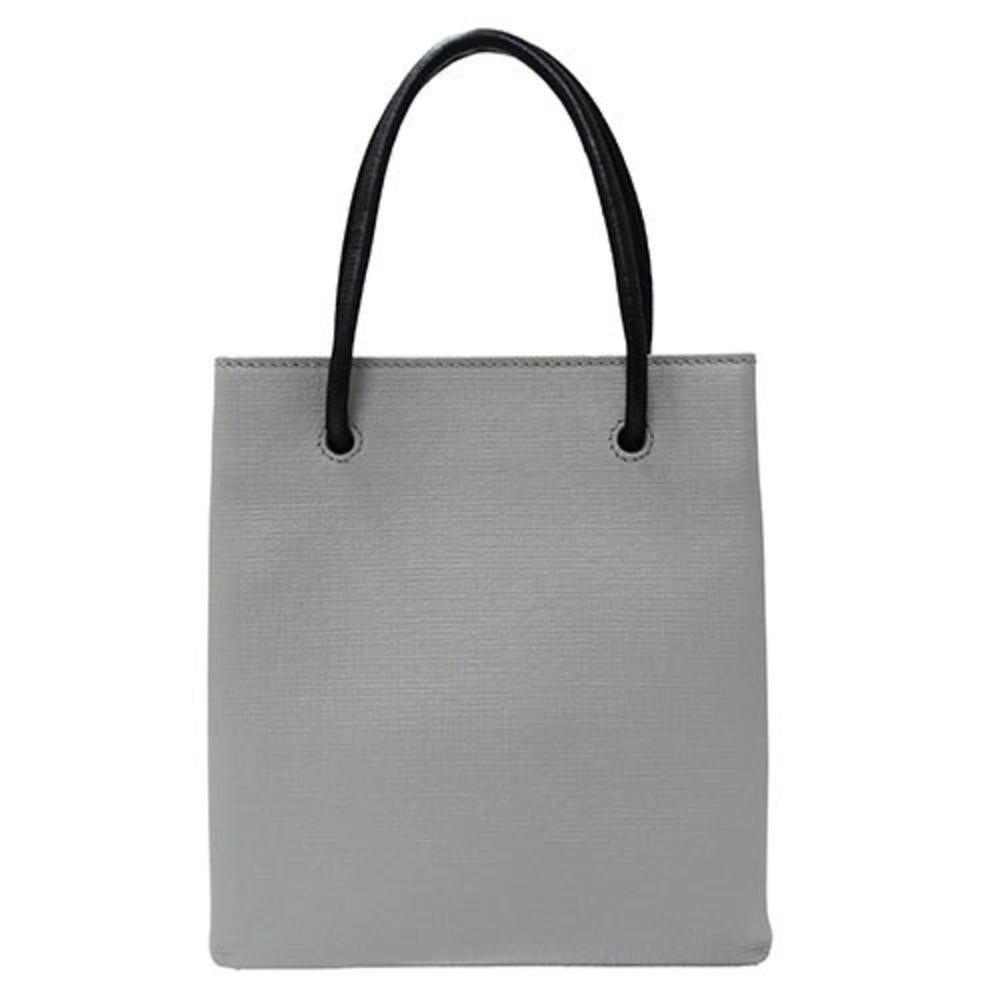 Grey Leather Balenciaga Tote