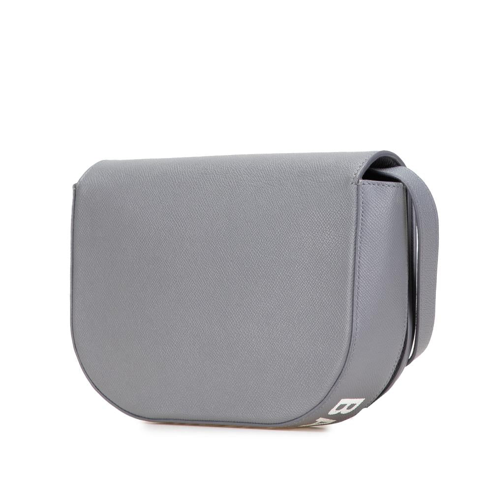 Grey Leather Balenciaga Day