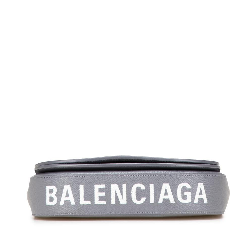 Grey Leather Balenciaga Day