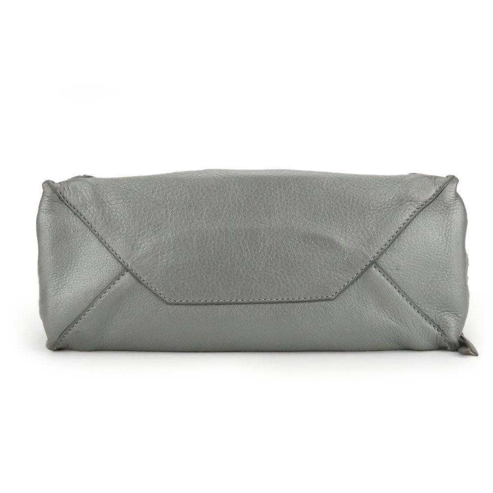 Grey Leather Balenciaga Handbag