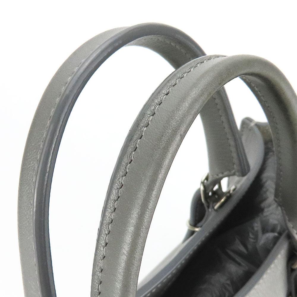 Grey Leather Balenciaga Handbag