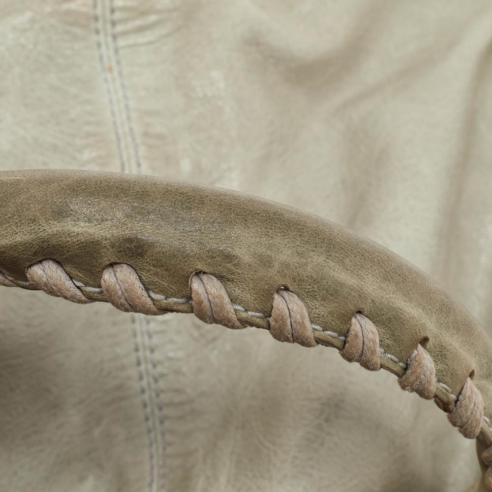 Grey Leather Balenciaga Handbag