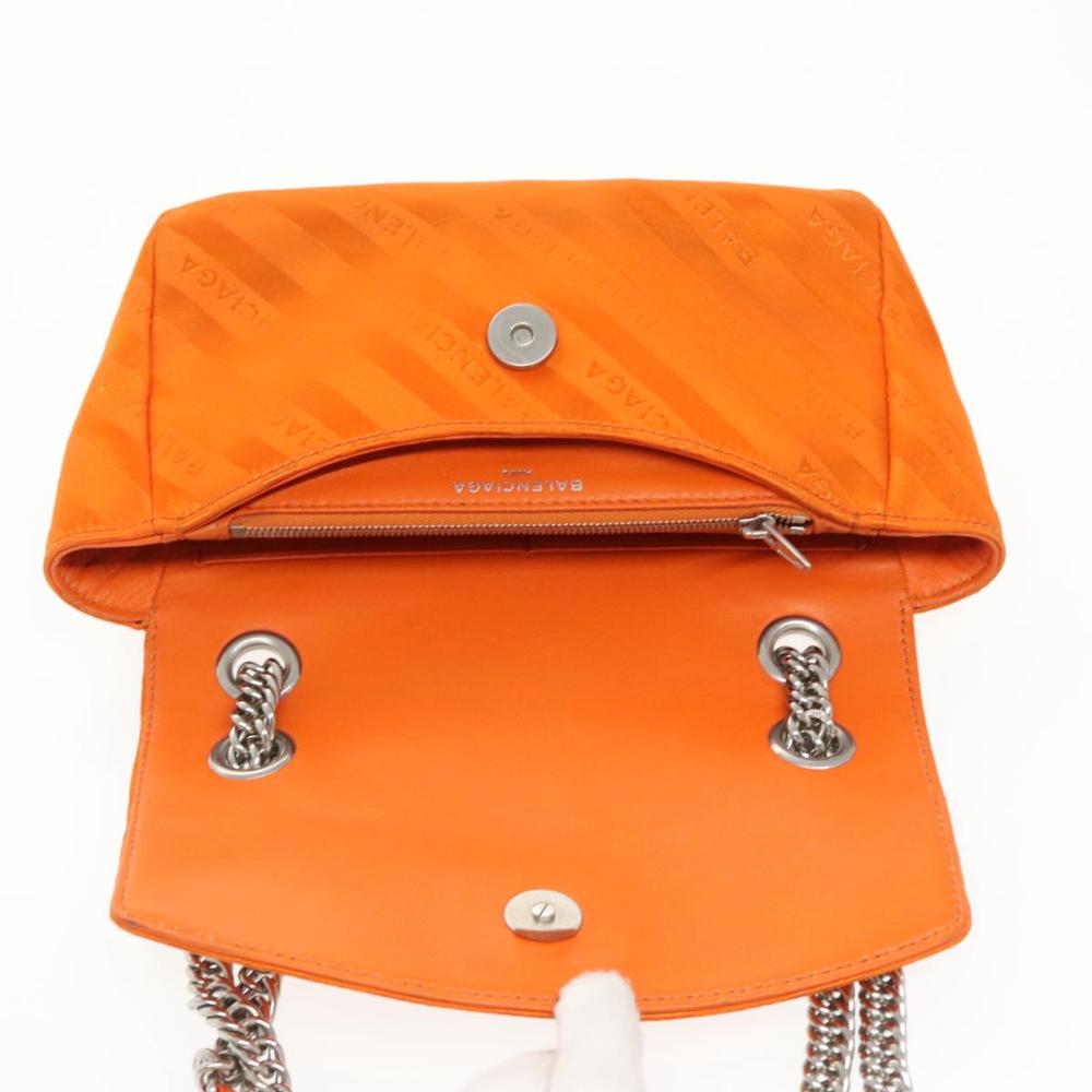 Orange Leather Balenciaga Shoulder Bag