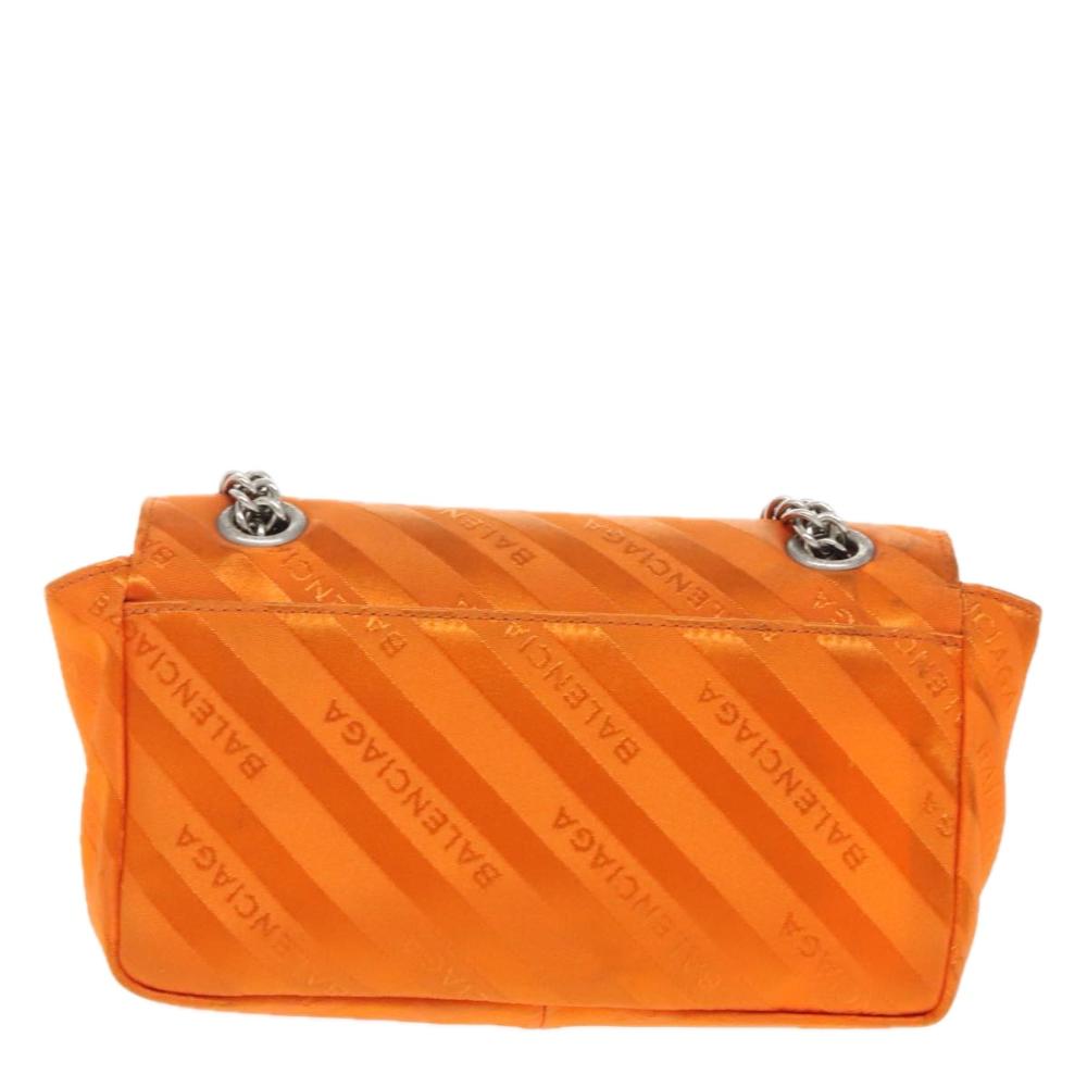 Orange Leather Balenciaga Shoulder Bag