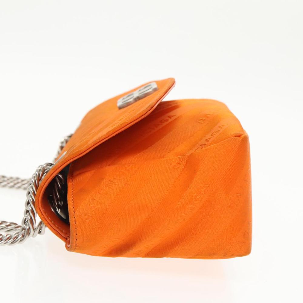Orange Leather Balenciaga Shoulder Bag