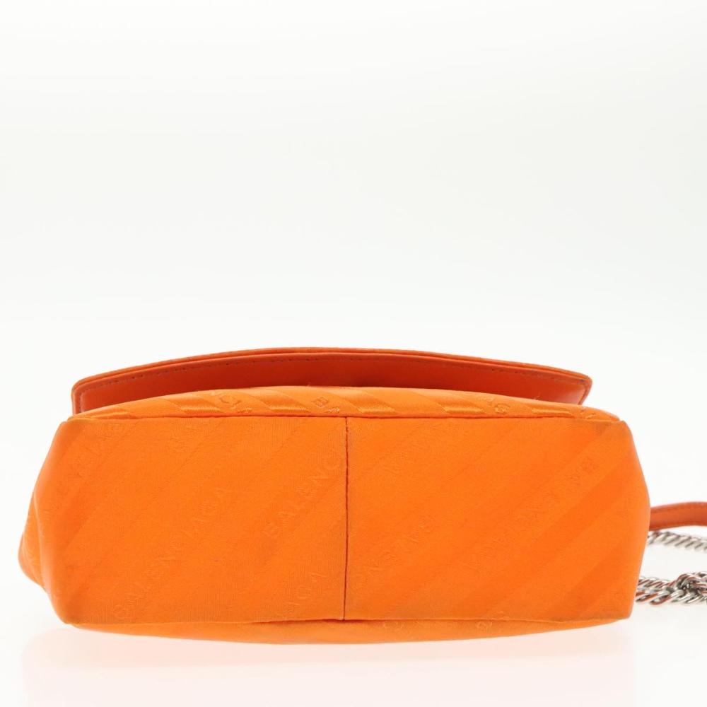 Orange Leather Balenciaga Shoulder Bag