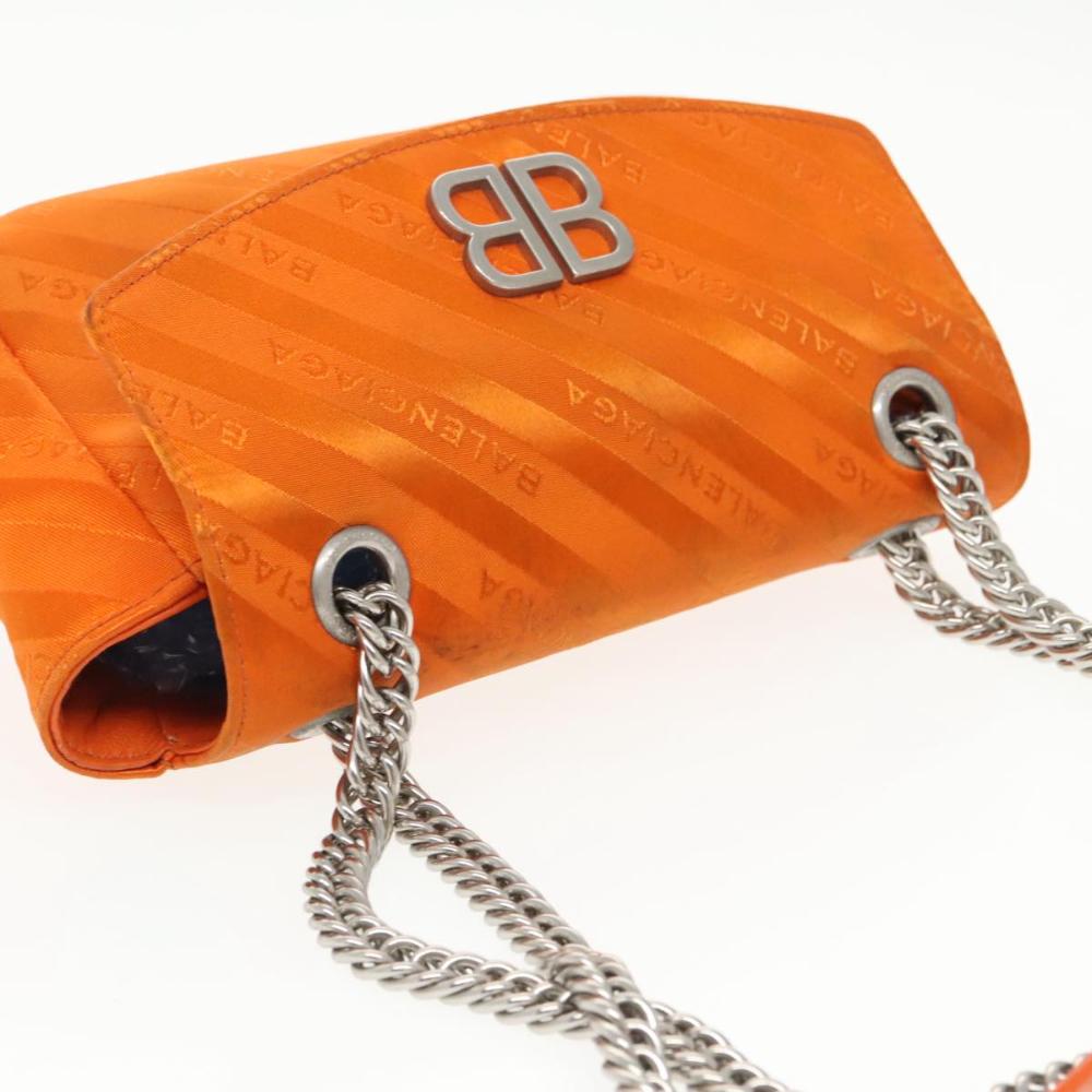 Orange Leather Balenciaga Shoulder Bag