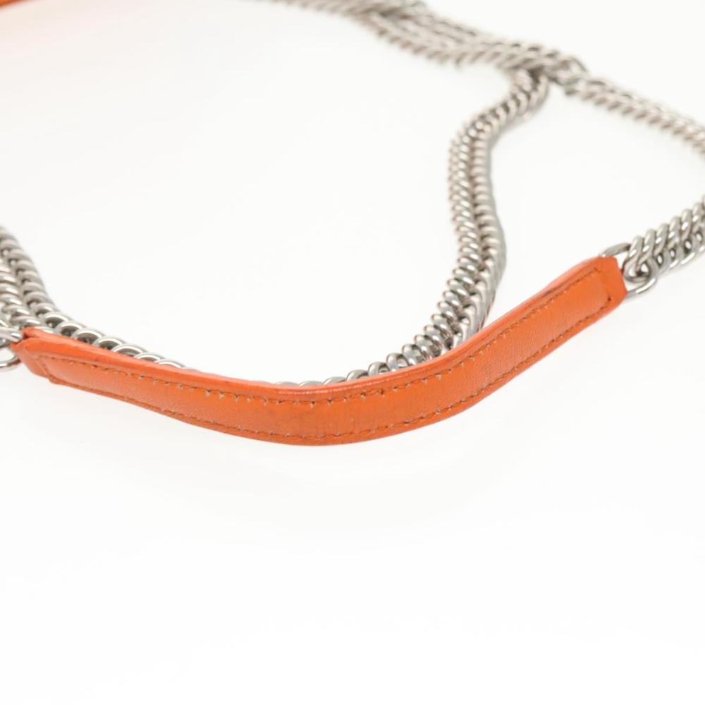 Orange Leather Balenciaga Shoulder Bag