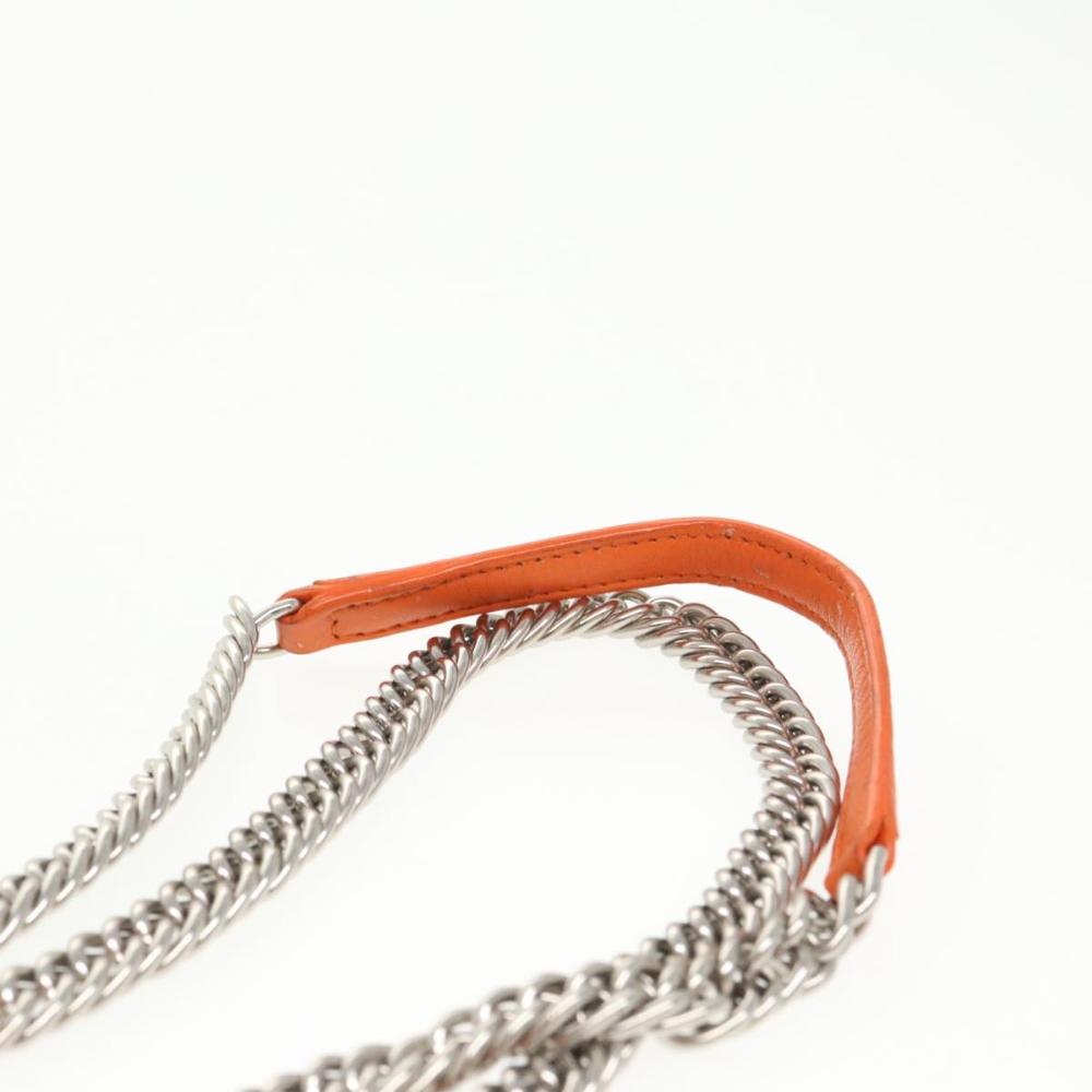 Orange Leather Balenciaga Shoulder Bag