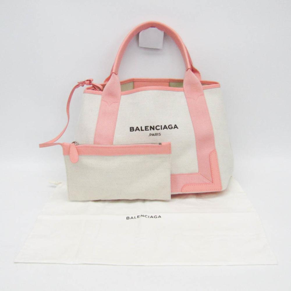 Pink Canvas Balenciaga Cabas