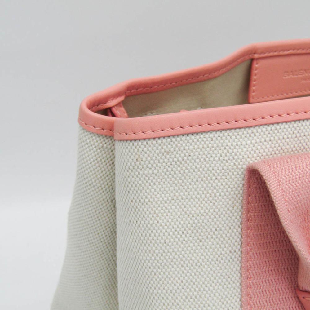 Pink Canvas Balenciaga Cabas