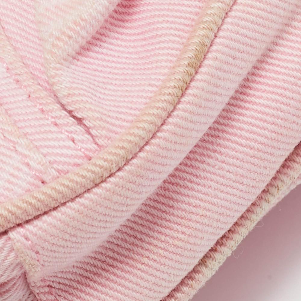 Pink Denim Balenciaga Shoulder Bag