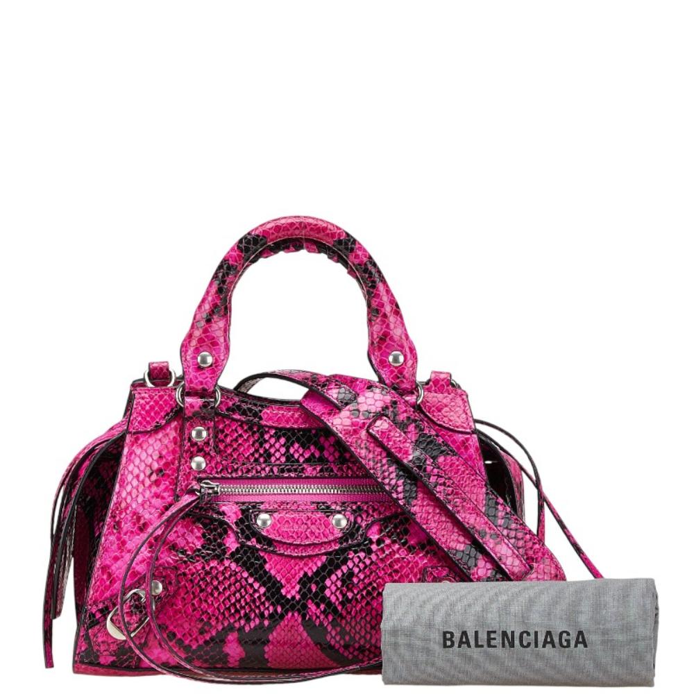 Pink Fabric Balenciaga City