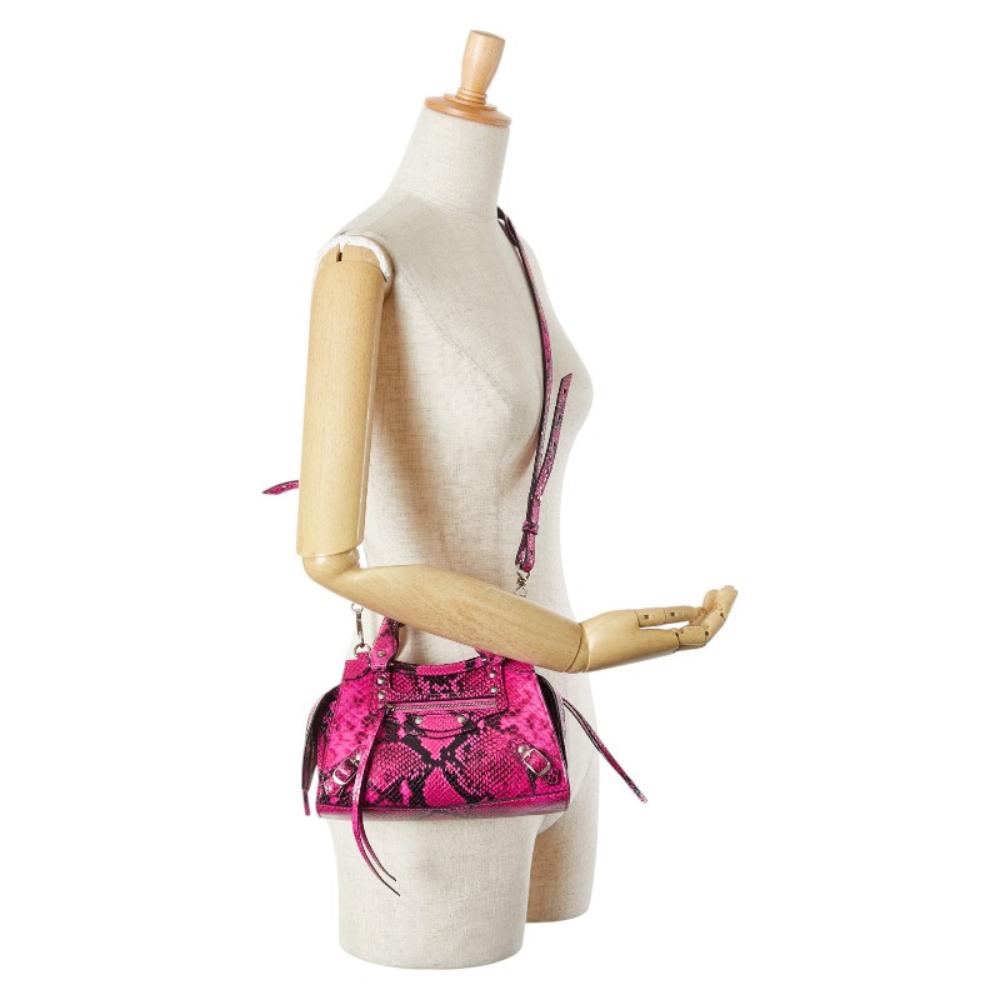 Pink Fabric Balenciaga City