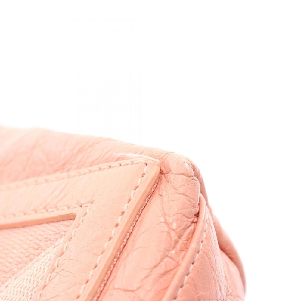 Pink Leather Balenciaga Cabas