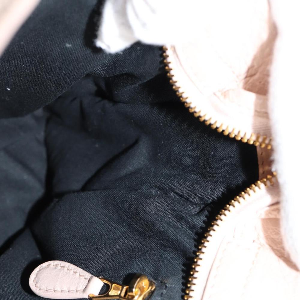 Pink Leather Balenciaga City