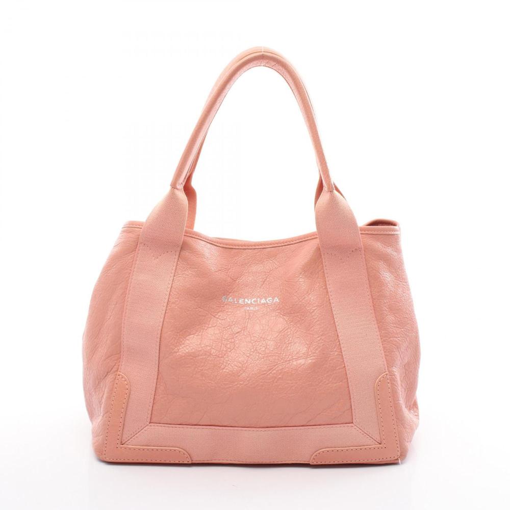 Pink Leather Balenciaga Cabas