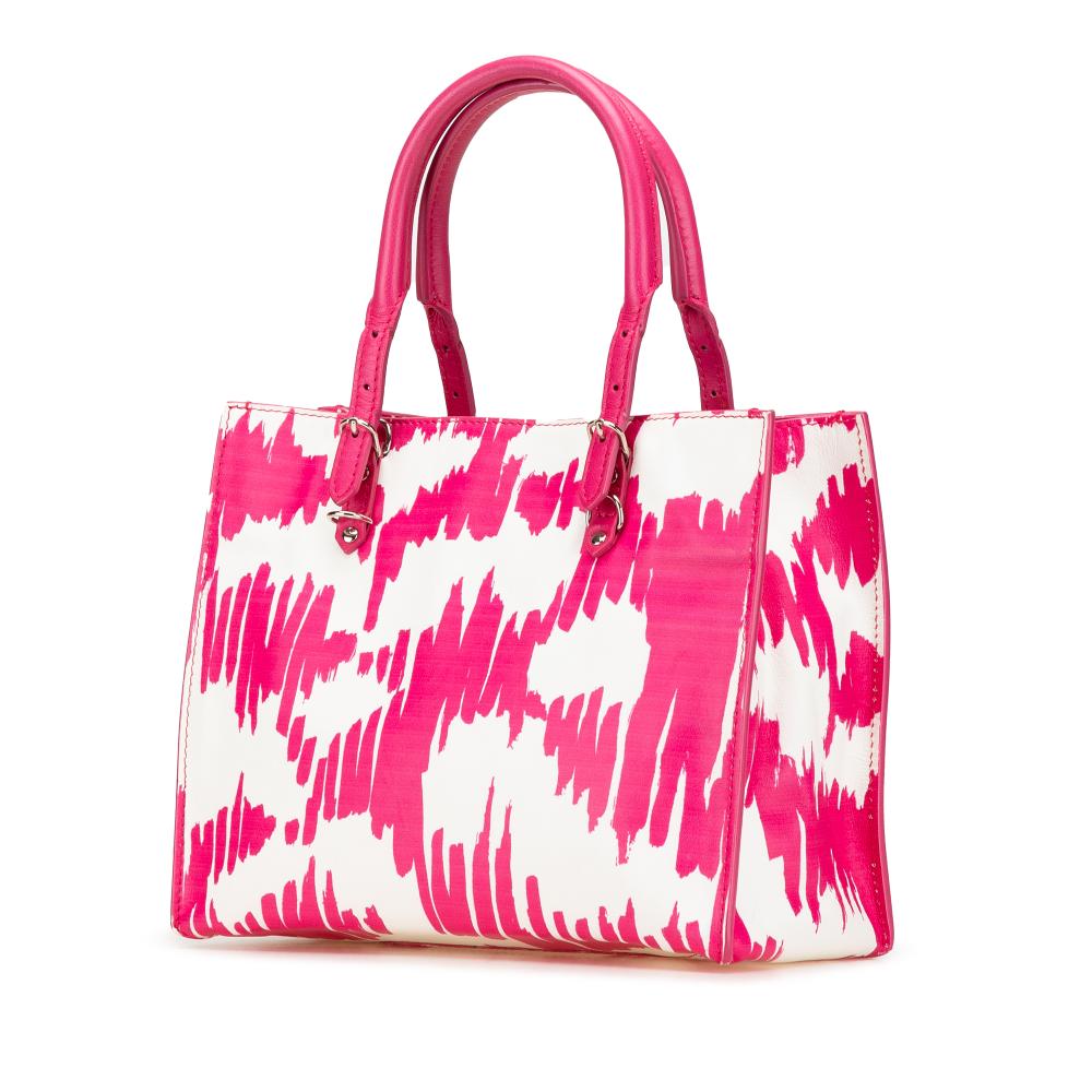 Pink Leather Balenciaga Papier