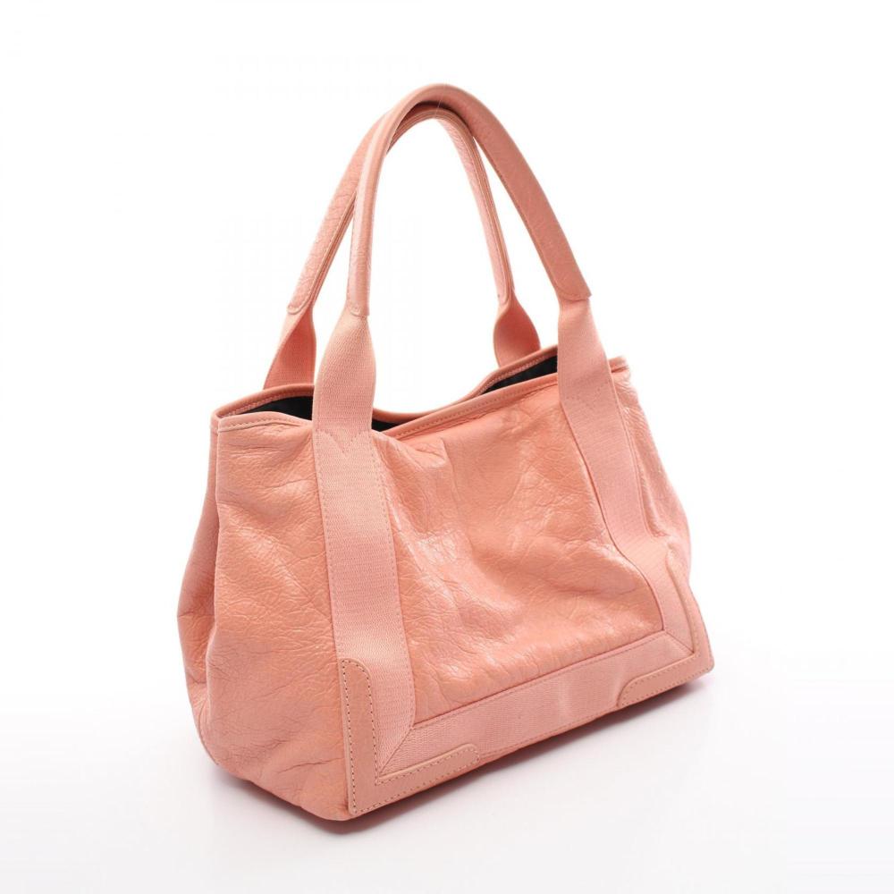 Pink Leather Balenciaga Cabas