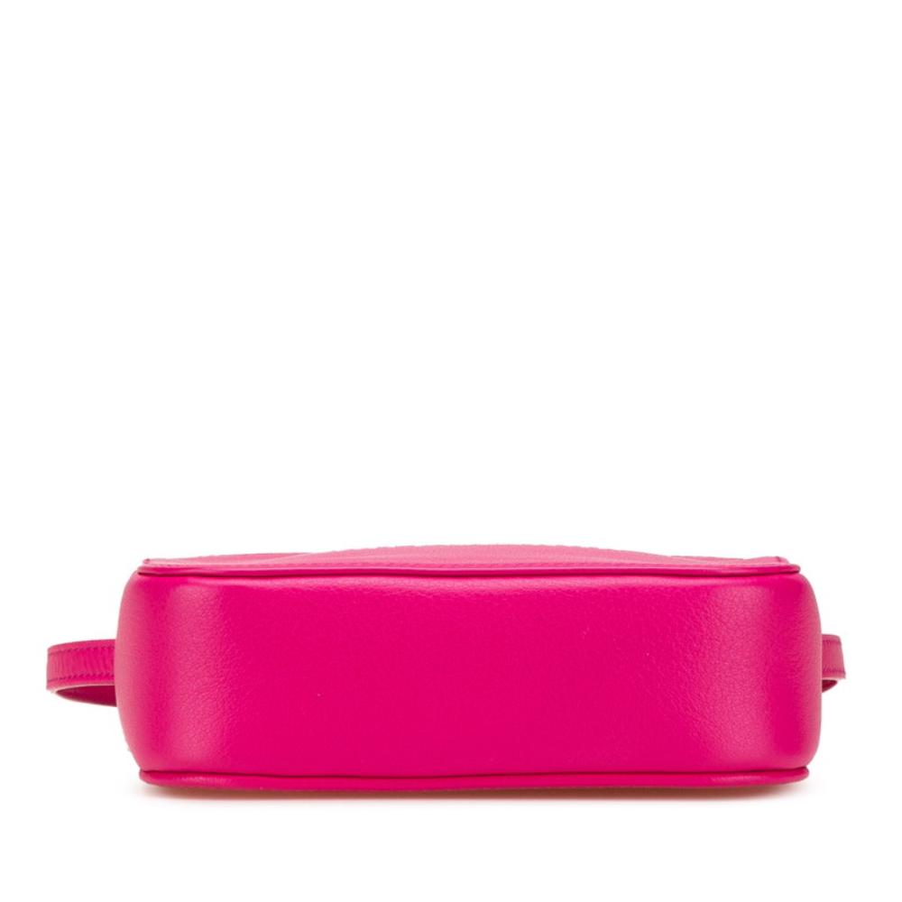 Pink Leather Balenciaga Crossbody Bag