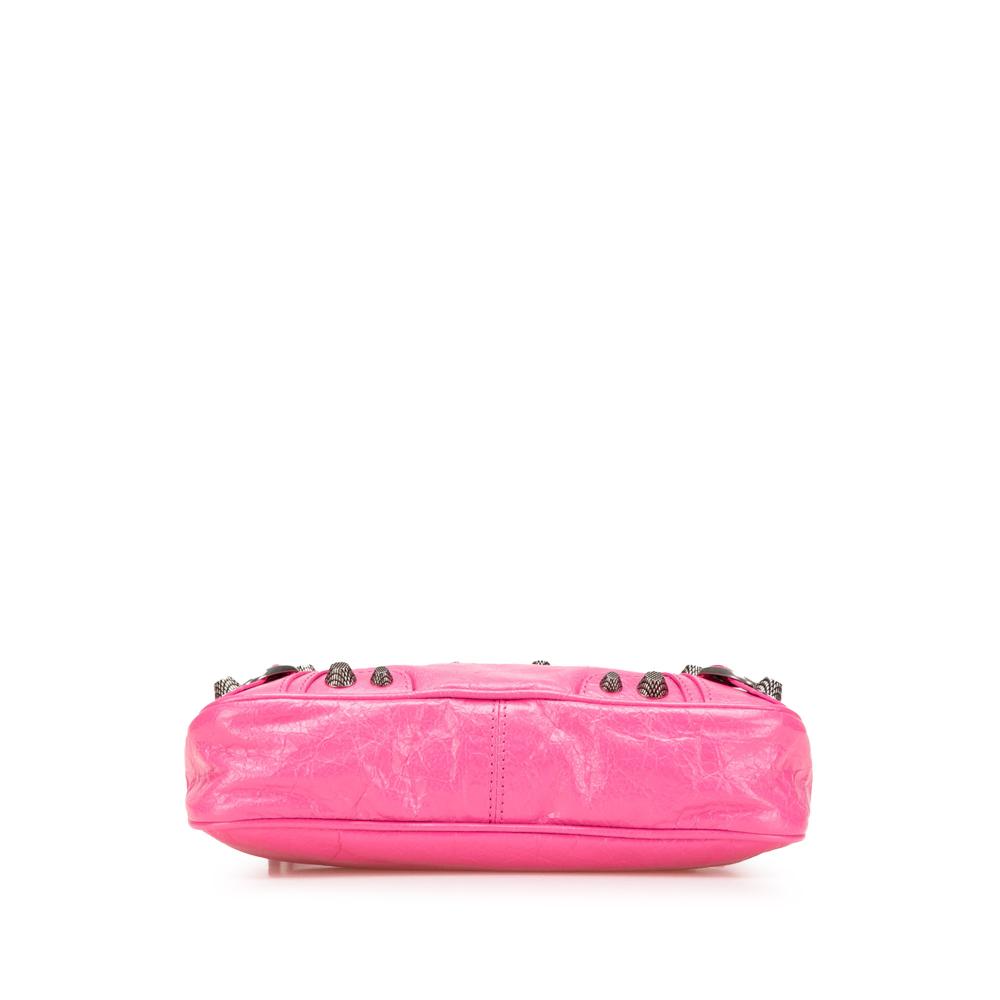 Pink Leather Balenciaga Handbag