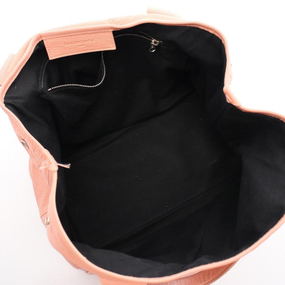 Pink Leather Balenciaga Cabas